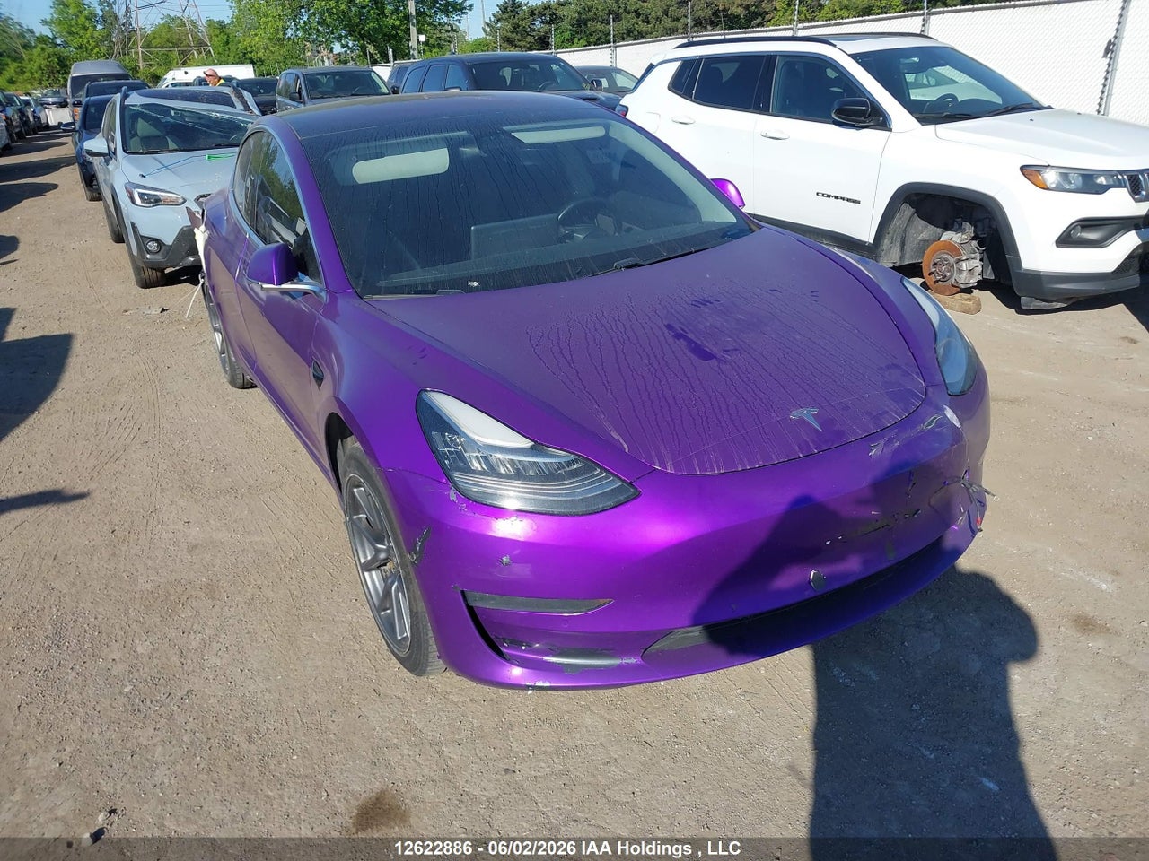 5YJ3E1EA2JF026592 · 2018 TESLA MODEL 3 LONG RANGE/MID RANGE · 1/12