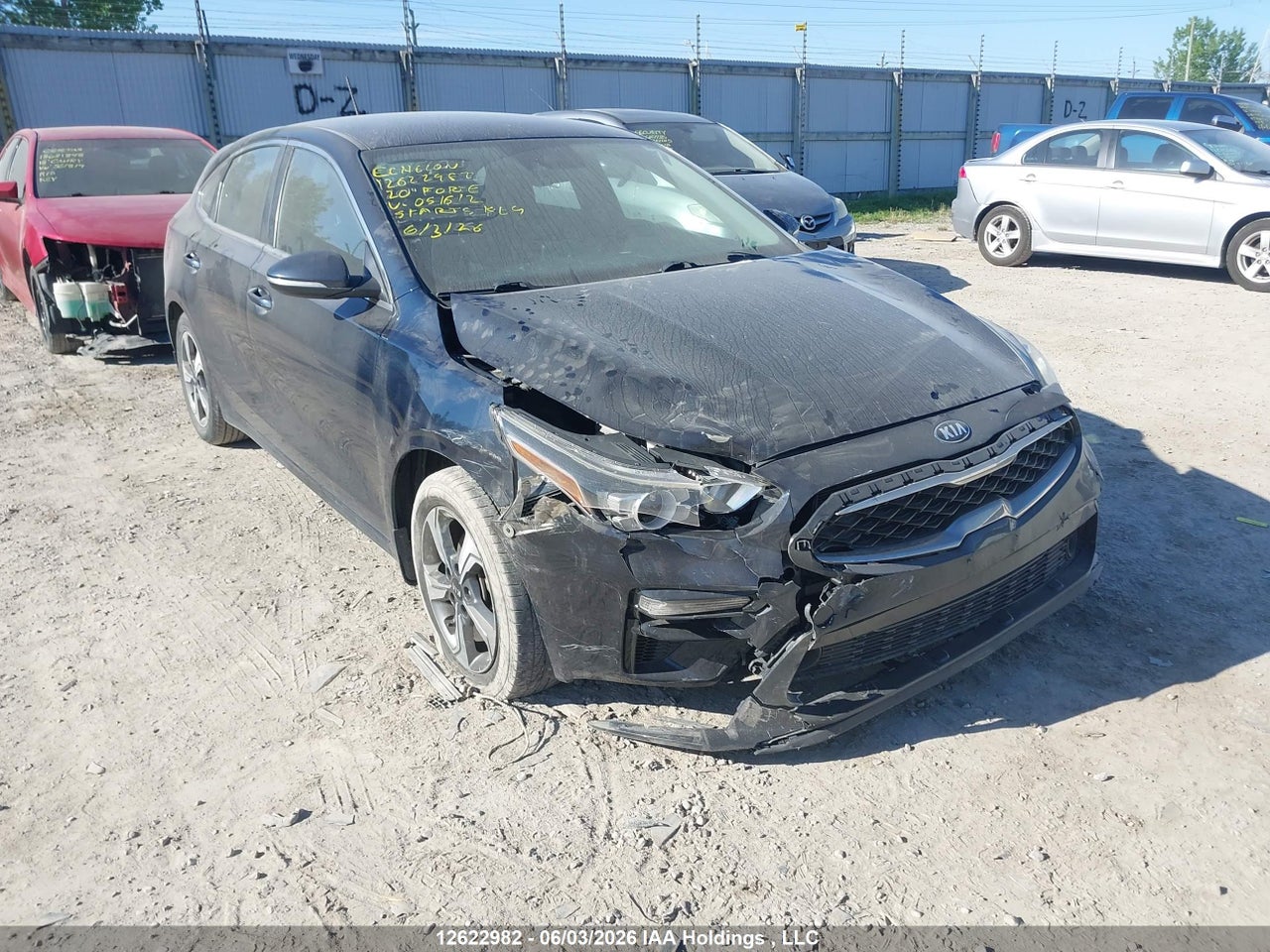KNAF55AC1L5051612 · 2020 KIA FORTE EX · 1/12