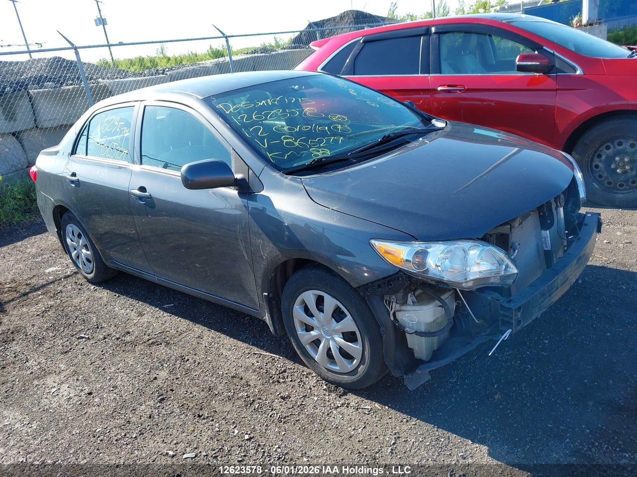 2T1BU4EE4CC865279 · 2012 TOYOTA COROLLA S/LE