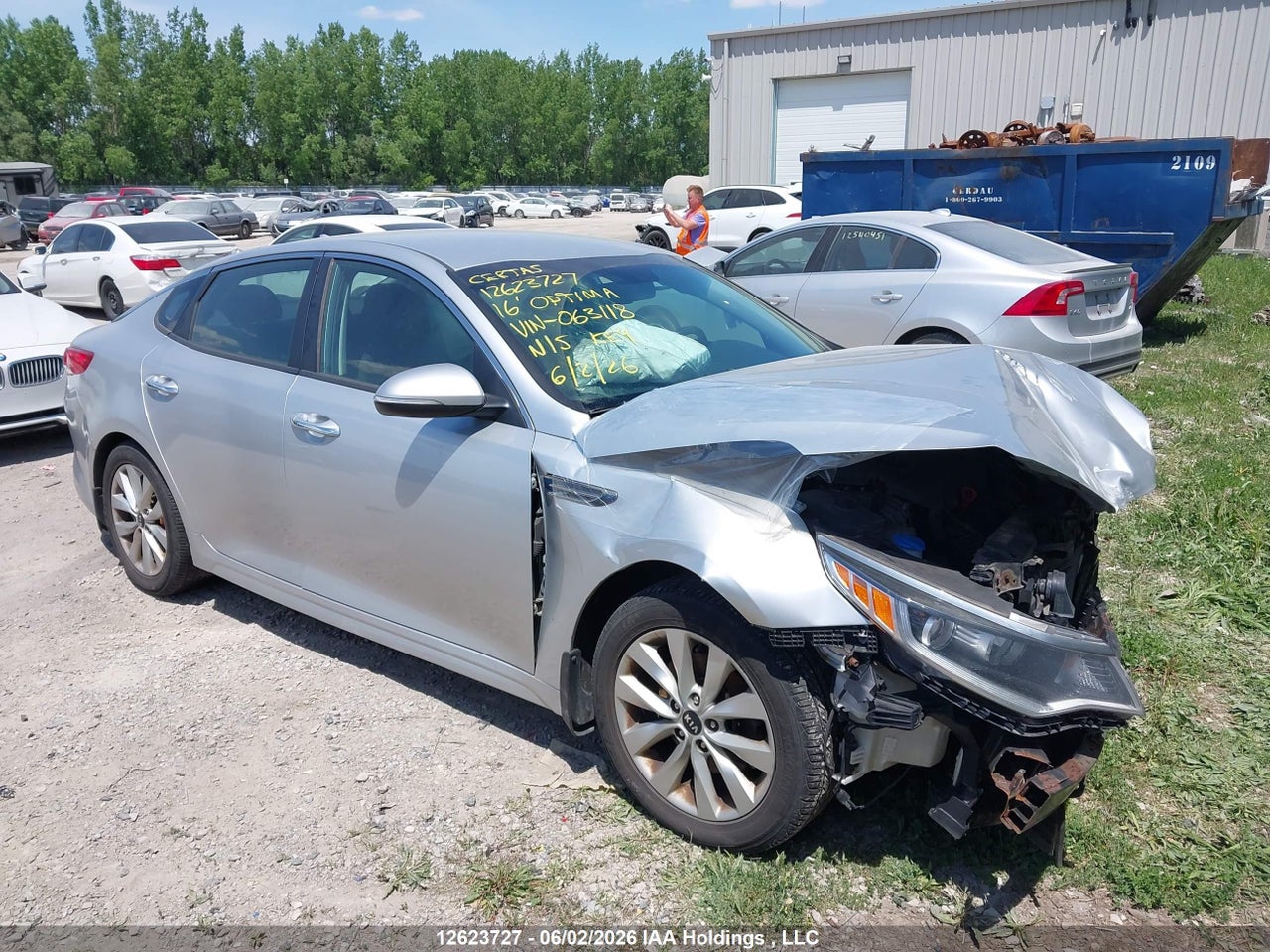 5XXGT4L31GG063118 · 2016 KIA OPTIMA LX