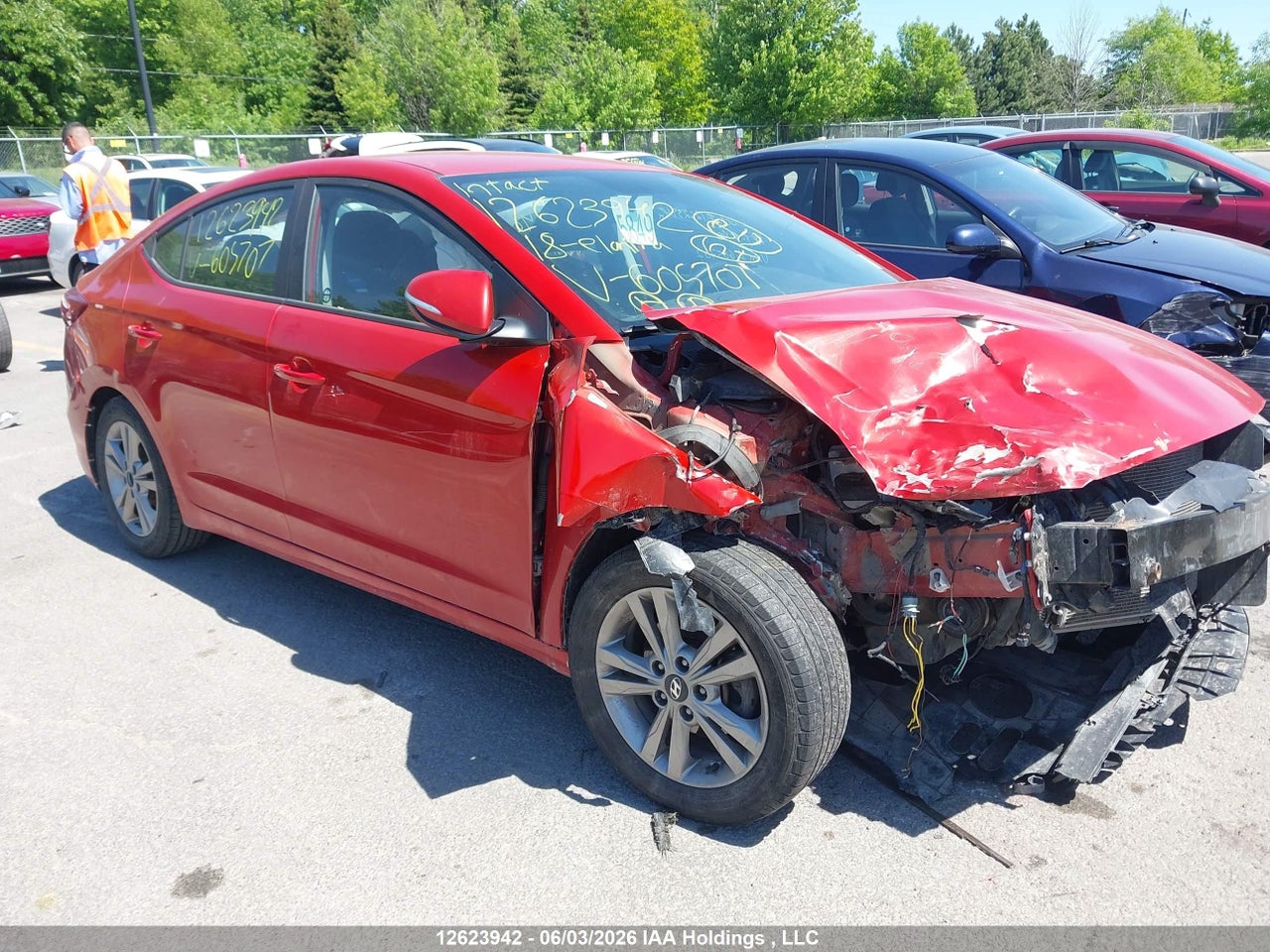 KMHD84LF9JU605707 · 2018 HYUNDAI ELANTRA GL