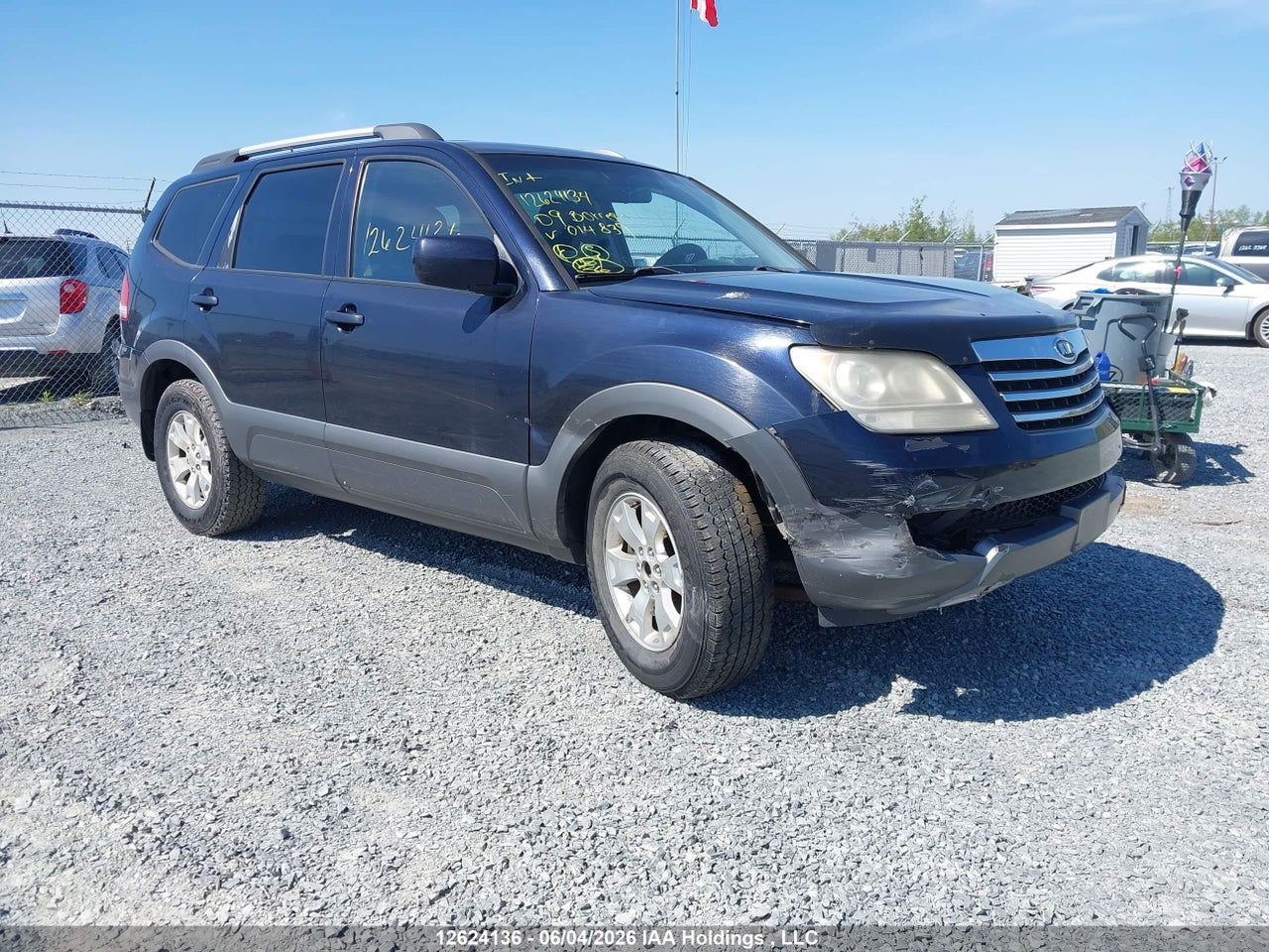 KNDJH741595014839 · 2009 KIA BORREGO EX-V6 LUXURY/LX-V6