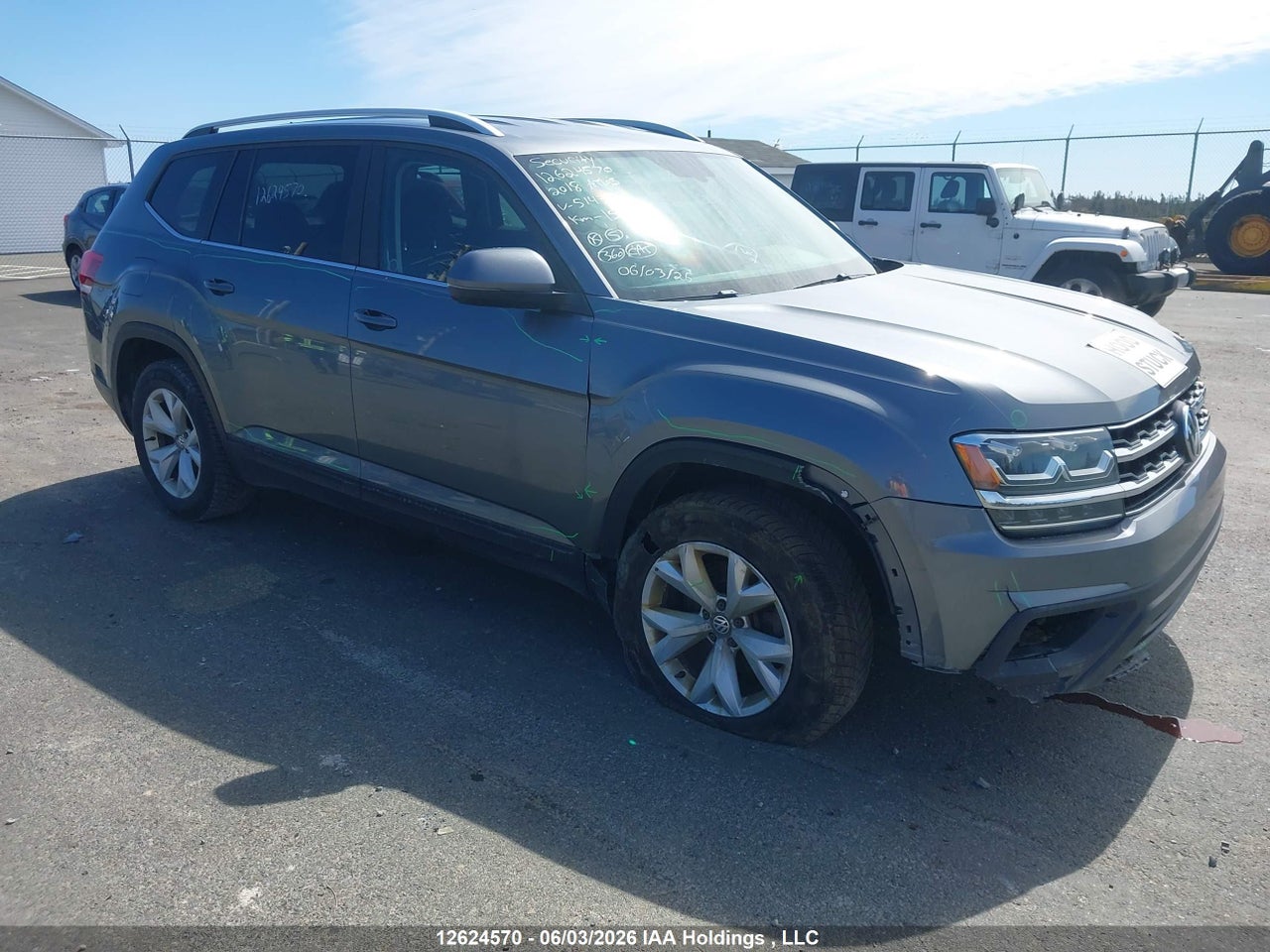 1V2HR2CA7JC514306 · 2018 VOLKSWAGEN ATLAS 3.6 FSI TRENDLINE