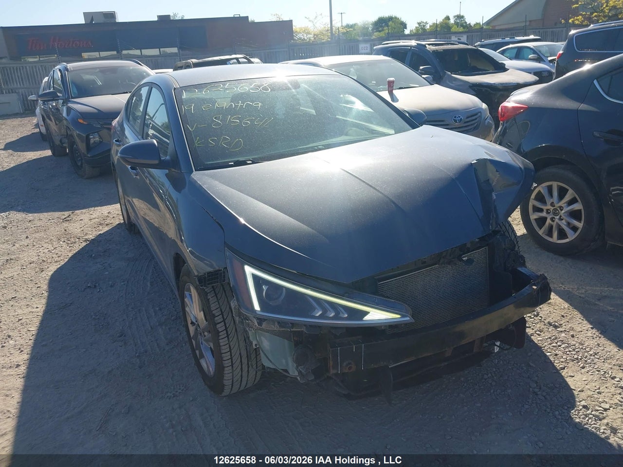 KMHD84LF1KU815641 · 2019 HYUNDAI ELANTRA SEL/VALUE/LIMITED