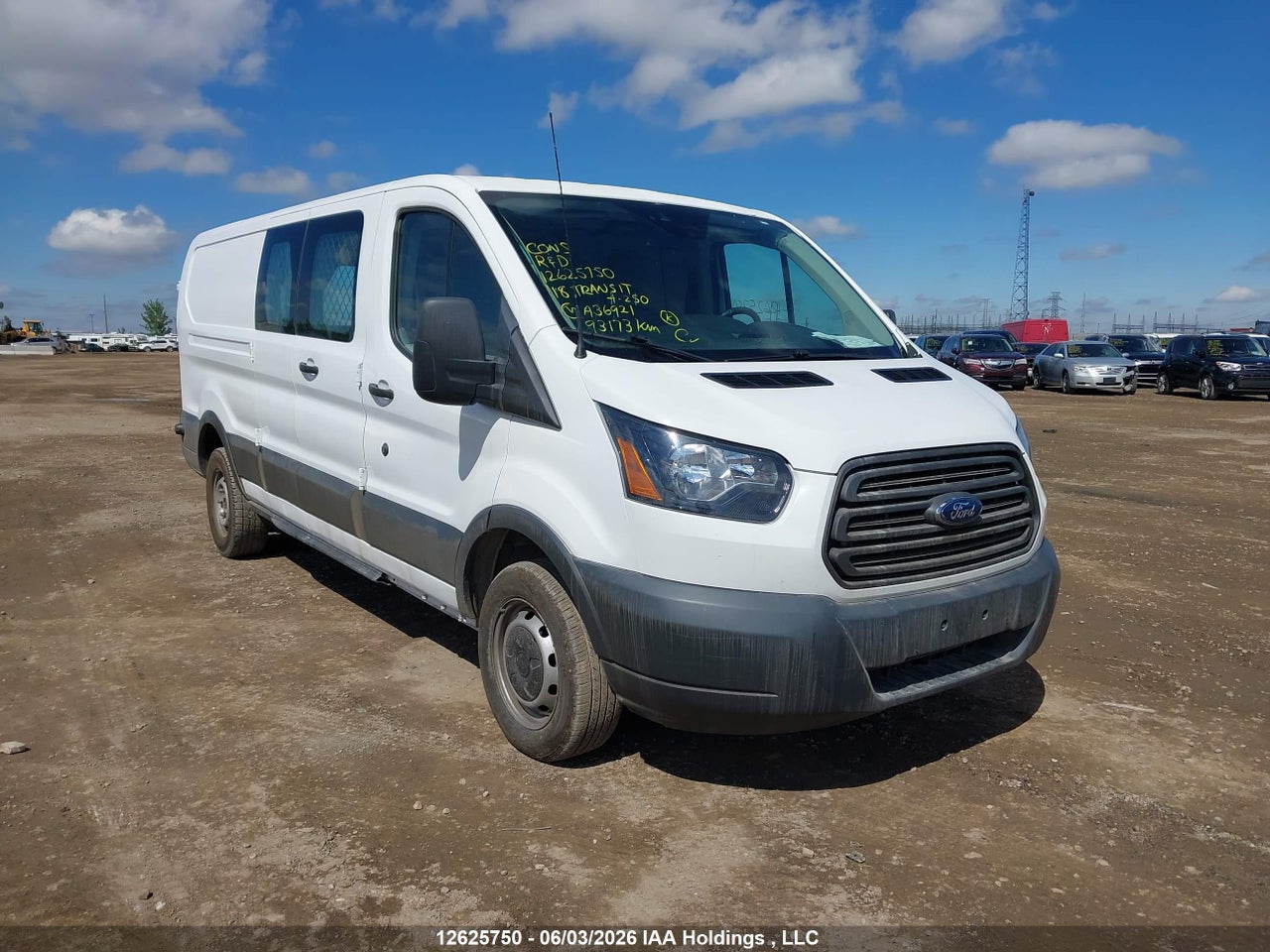 1FTYR2ZM2JKA36921 · 2018 FORD transit t-250