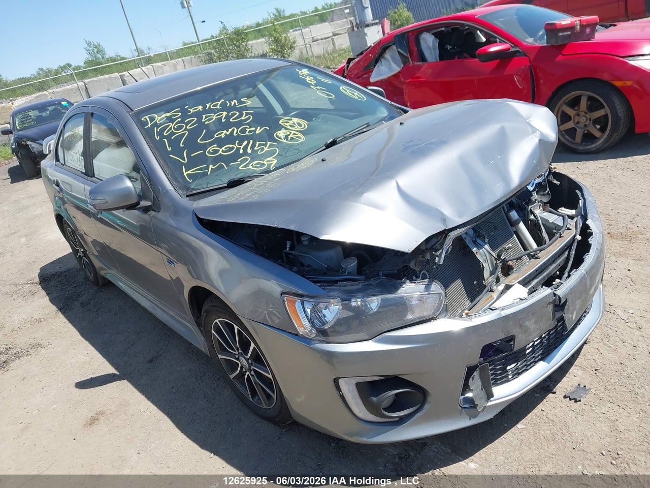 JA32U2FU4HU604155 · 2017 MITSUBISHI LANCER ES