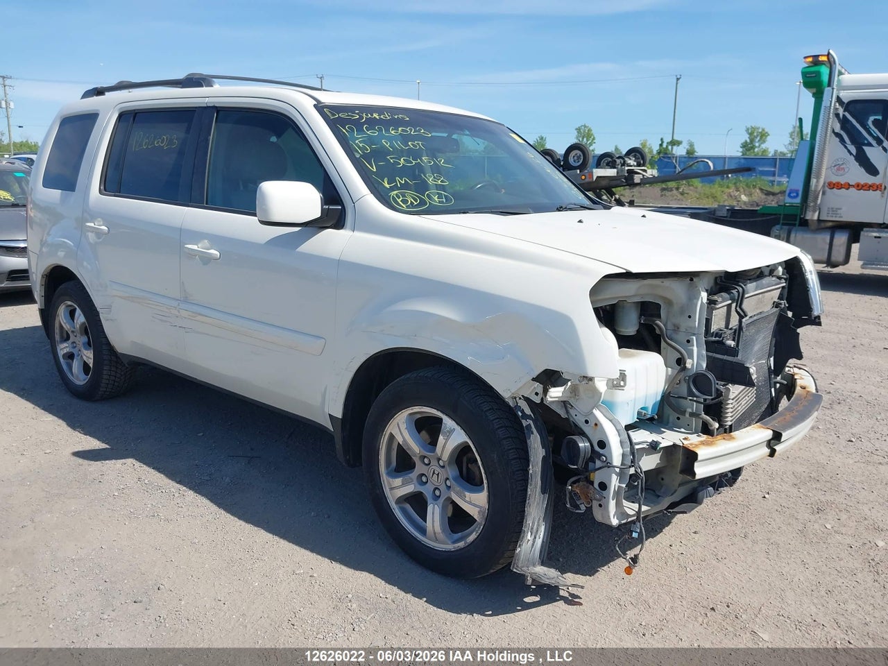 5FNYF4H69FB504512 · 2015 HONDA PILOT EXL · 1/12