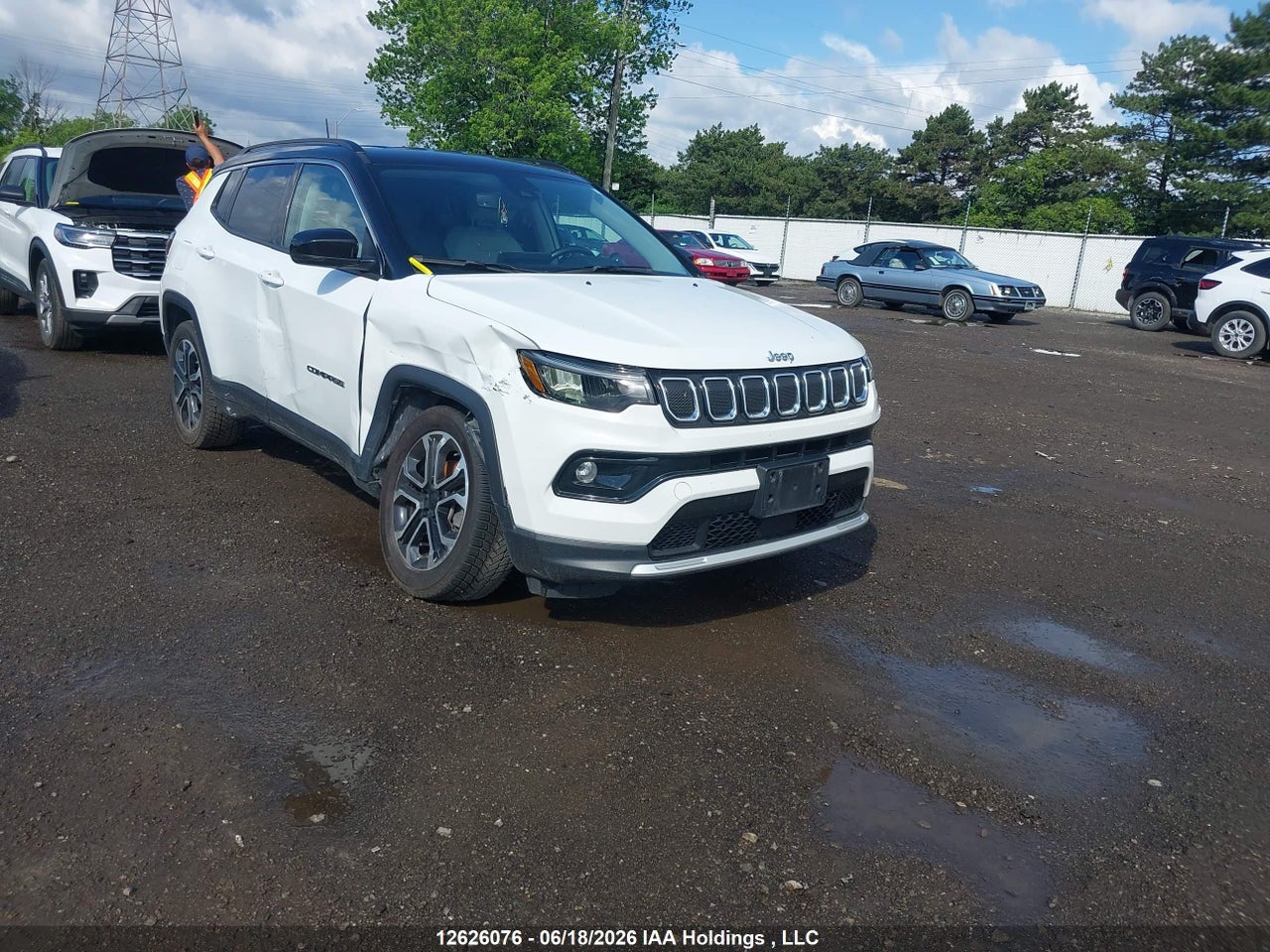 3C4NJDCB1NT175147 · 2022 JEEP COMPASS LIMITED