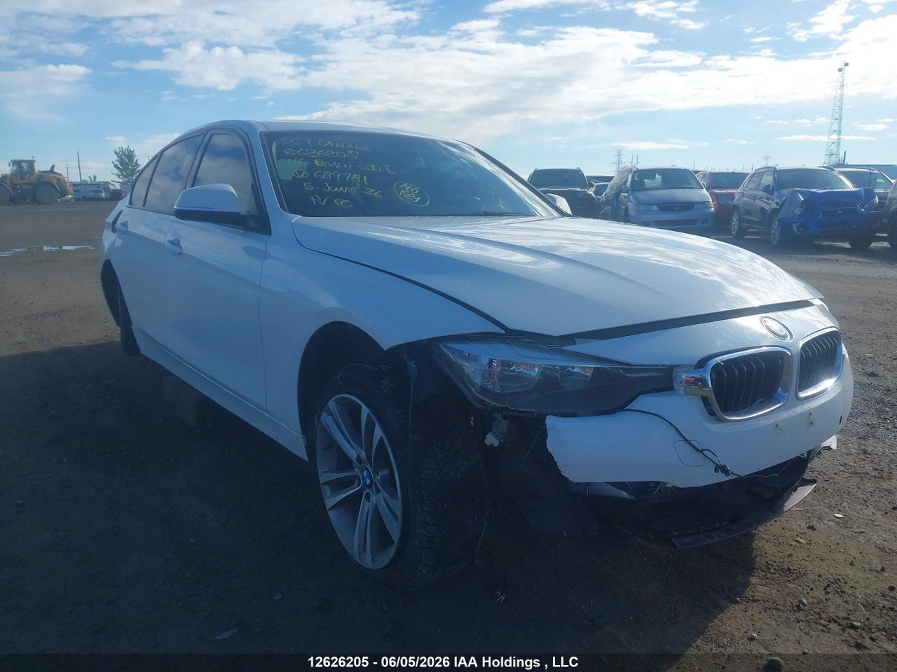 WBA8A3C55GK689781 · 2016 BMW 320I XDRIVE