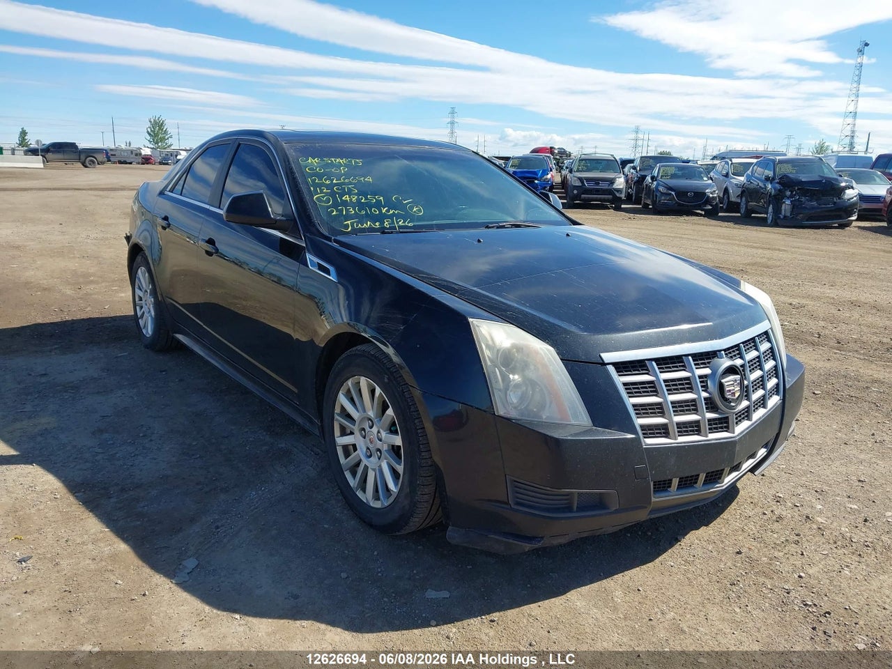 1G6DC5E59C0148259 · 2012 CADILLAC CTS