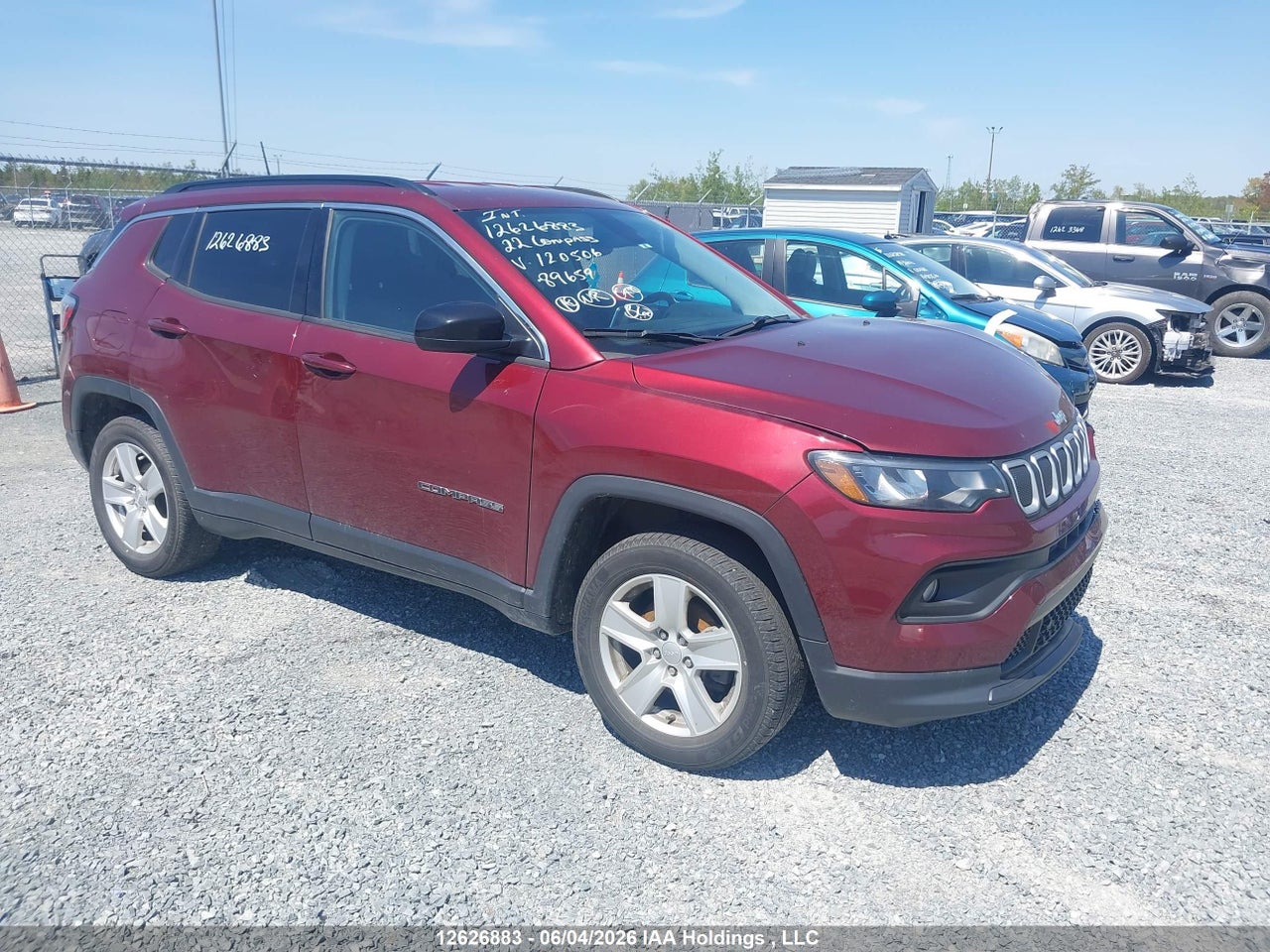 3C4NJDBB1NT120506 · 2022 JEEP COMPASS NORTH · 1/12