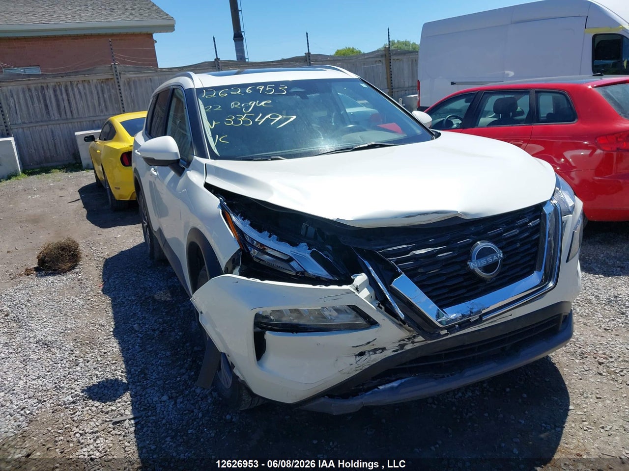 JN8BT3BB8NW335497 · 2022 NISSAN ROGUE SV · 1/12