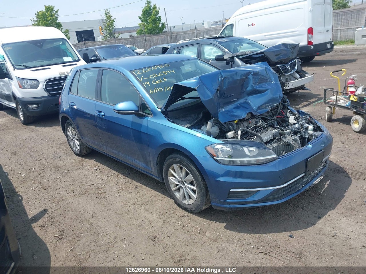 3VWG57AU0KM026394 · 2019 VOLKSWAGEN GOLF S/SE