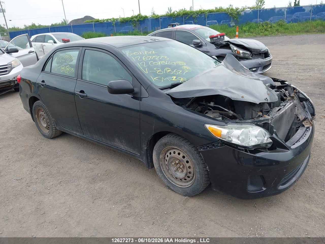 2T1BU4EE1CC818677 · 2012 TOYOTA COROLLA CE