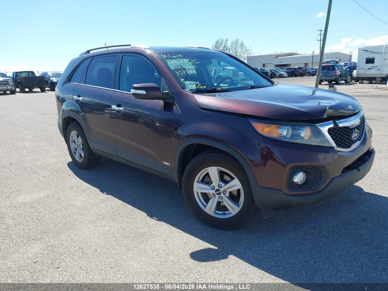 5XYKUDA24BG107490 · 2011 KIA SORENTO EX