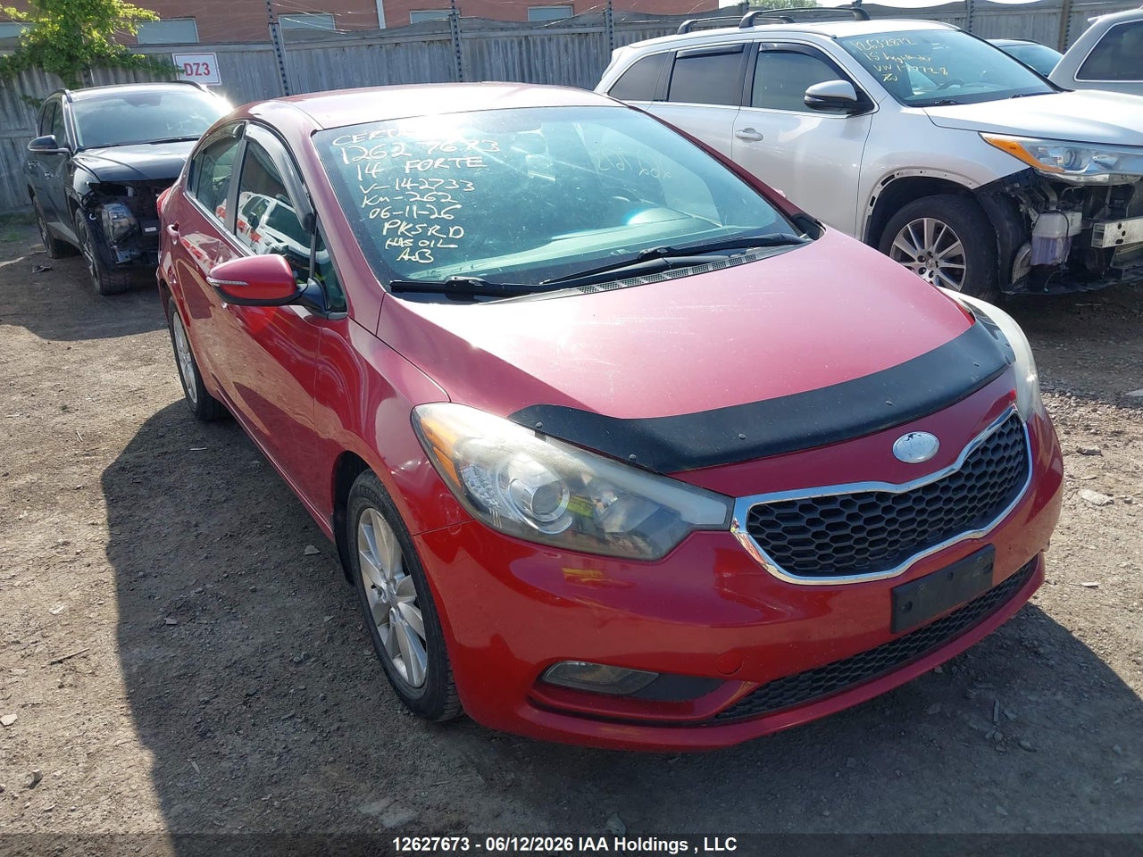 KNAFX4A66E5142733 · 2014 KIA FORTE LX