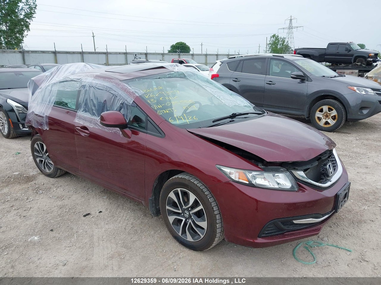 2HGFB2F51DH035555 · 2013 HONDA CIVIC · 1/12