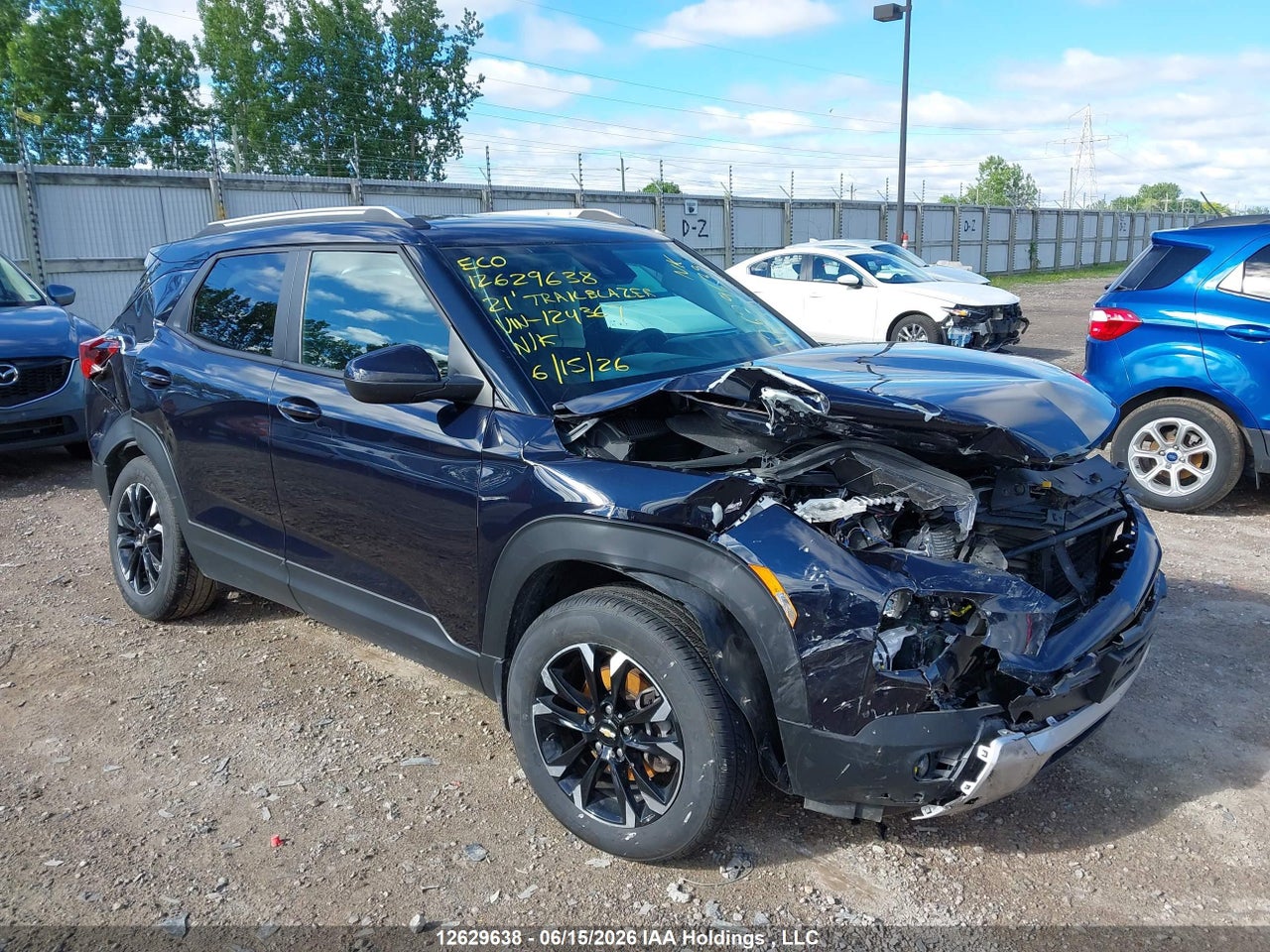 KL79MRSL6MB124367 · 2021 CHEVROLET TRAILBLAZER LT