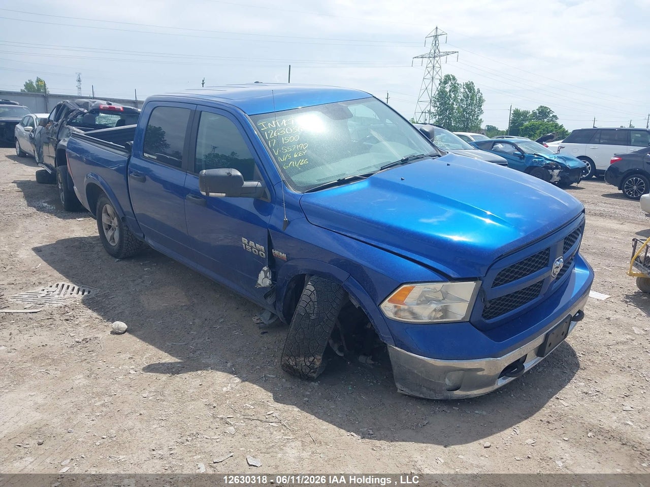 1C6RR7LT4HS557190 · 2017 DODGE RAM 1500