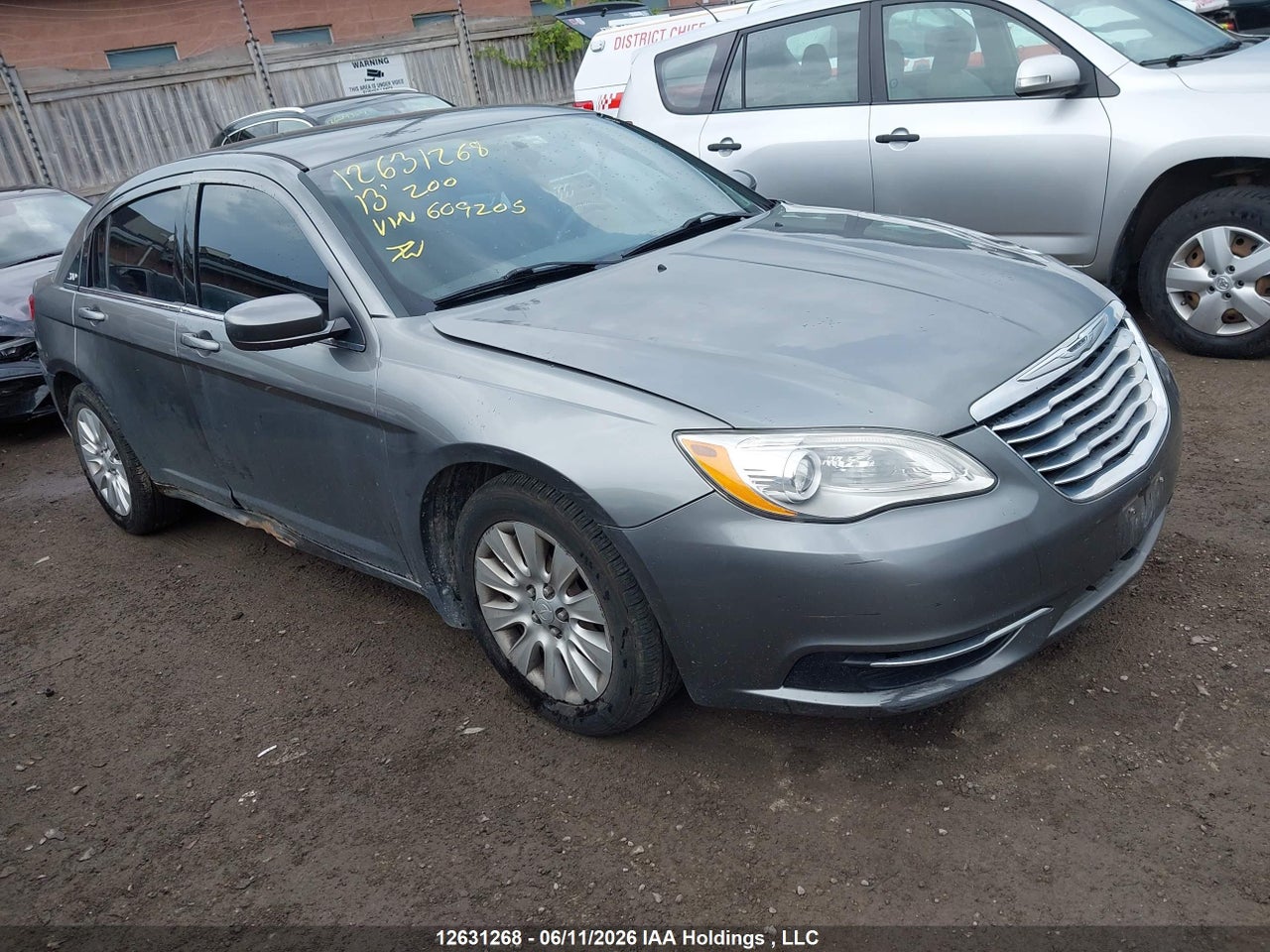 1C3CCBAB8DN609205 · 2013 CHRYSLER 200 · 1/12