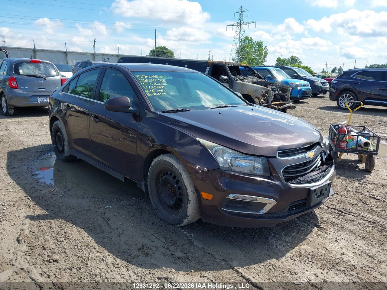 1G1PC5SB1F7170622 · 2015 CHEVROLET CRUZE 1LT