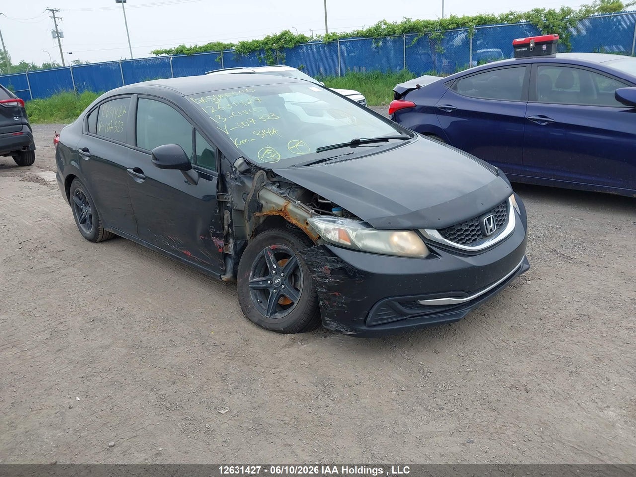 2HGFB2F42DH107323 · 2013 HONDA CIVIC LX · 1/12