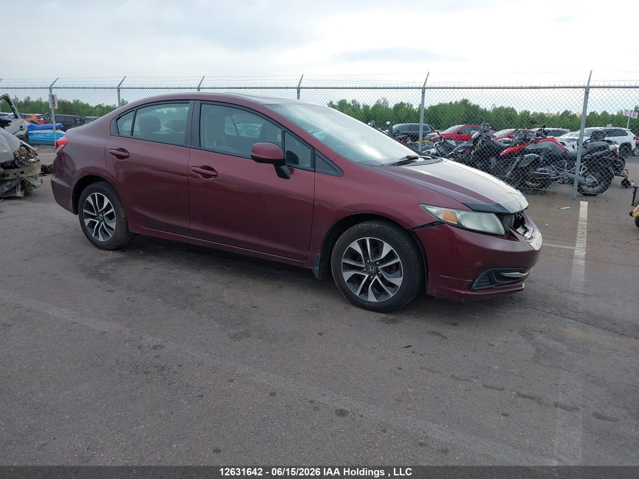 2HGFB2E50DH020207 · 2013 HONDA CIVIC EX 4DR