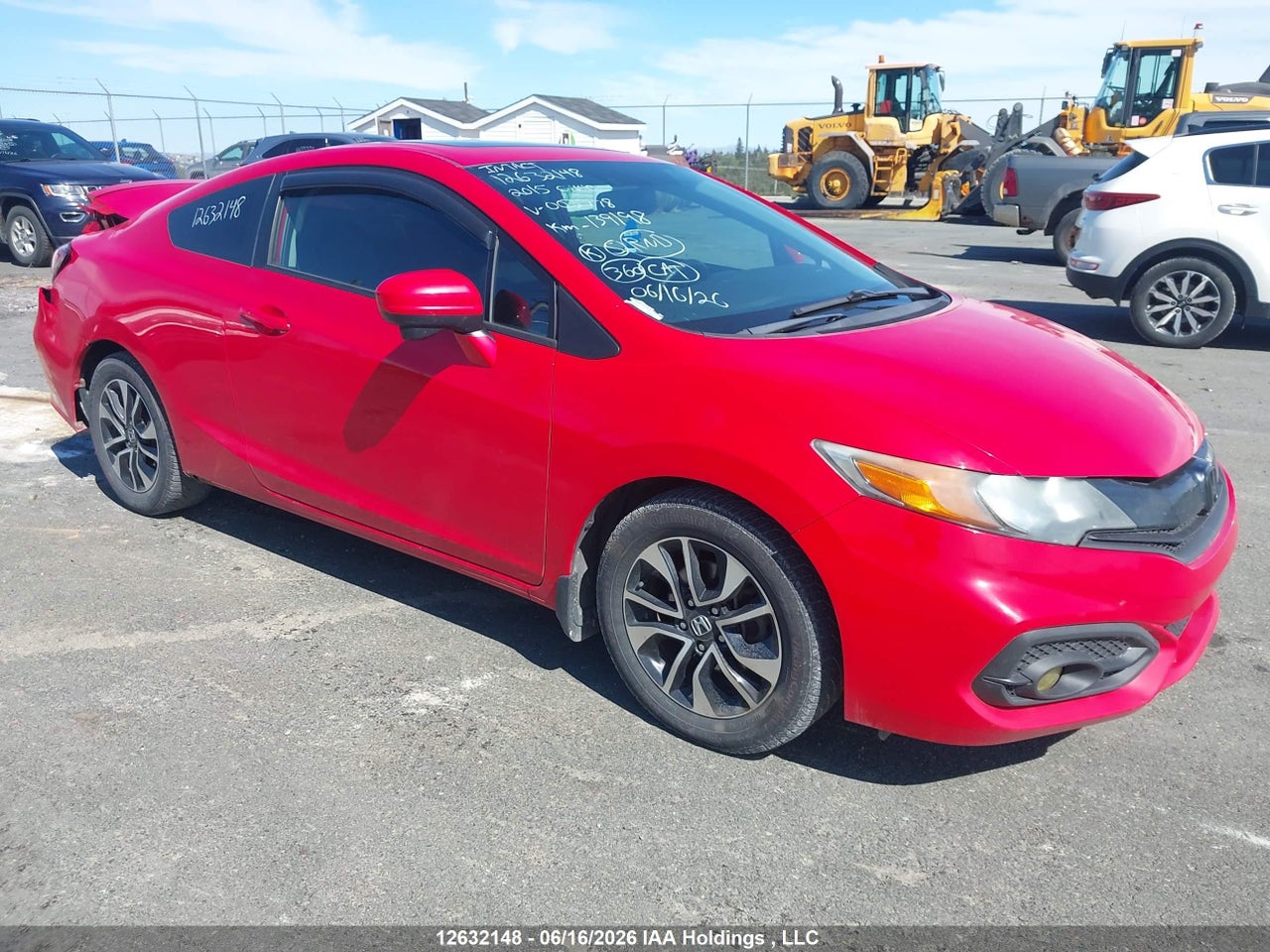 2HGFG3B54FH003778 · 2015 HONDA CIVIC EX