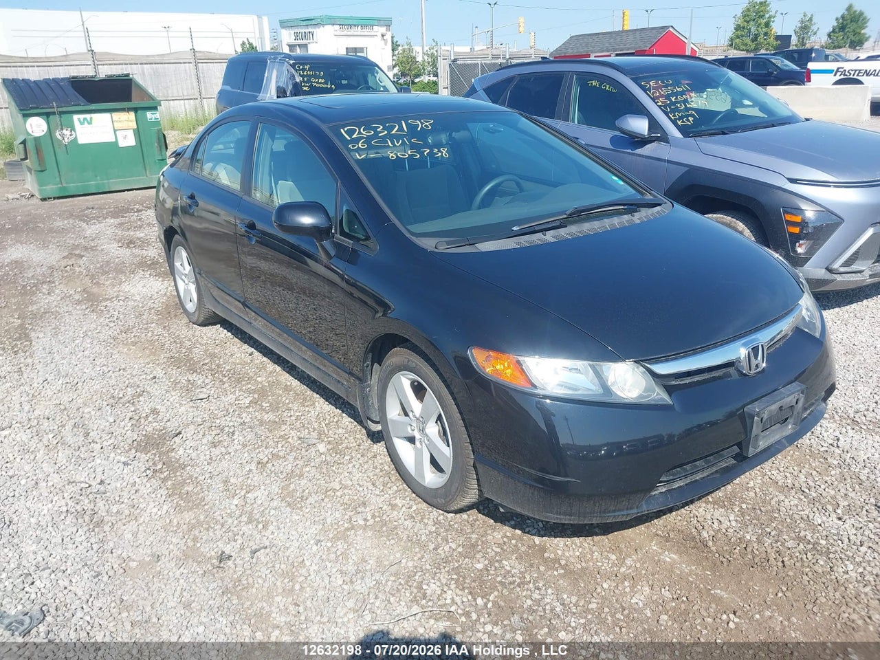 1HGFA16876L805738 · 2006 HONDA CIVIC EX · 1/12