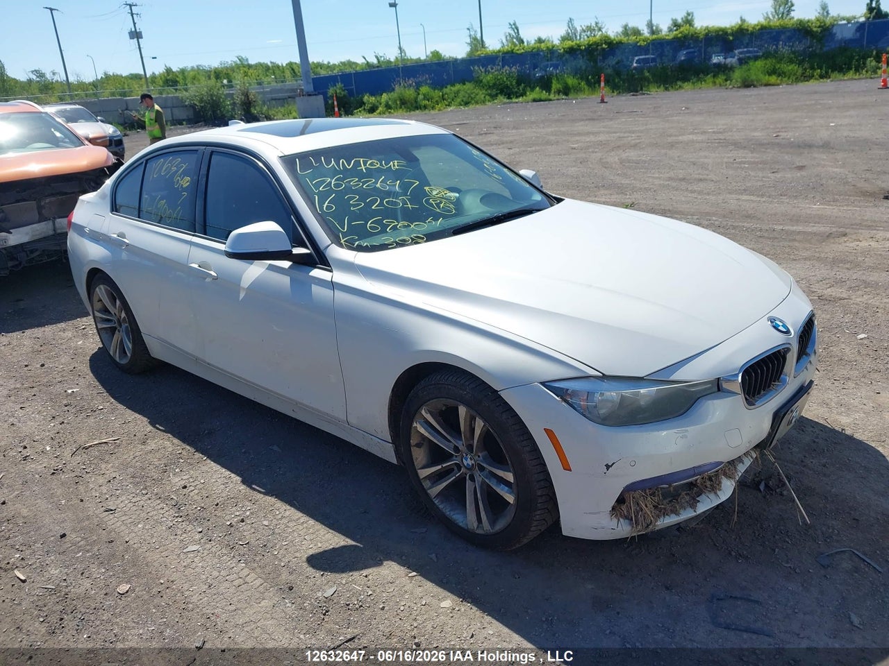 WBA8A3C59GK690061 · 2016 BMW 320I XDRIVE