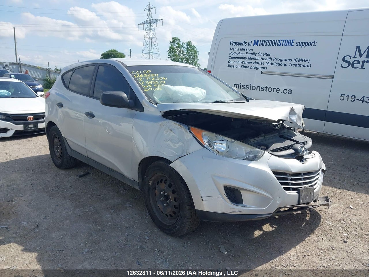 KM8JT3AC2CU345674 · 2012 HYUNDAI TUCSON GL