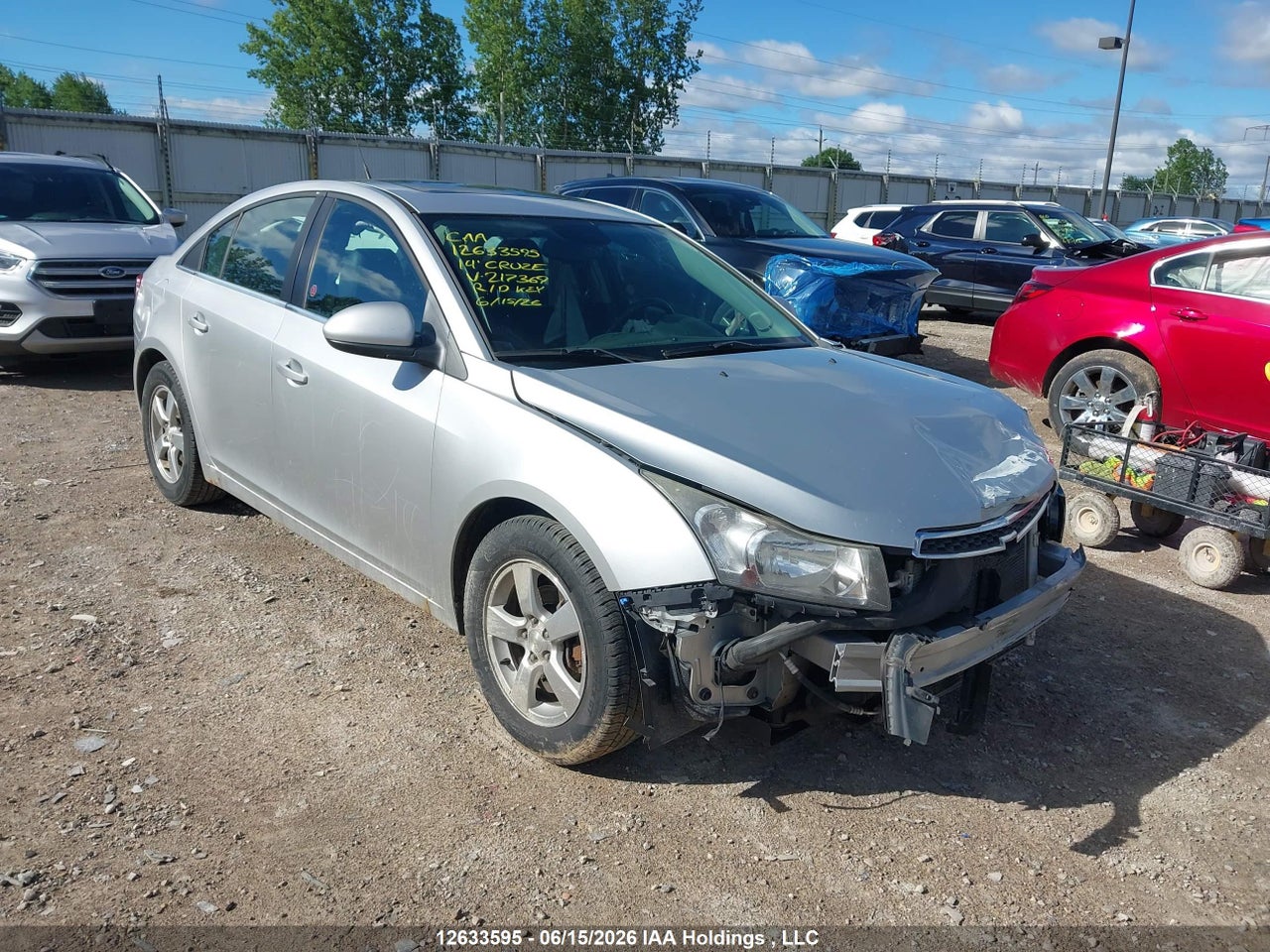 1G1PE5SB9E7217369 · 2014 CHEVROLET CRUZE LT