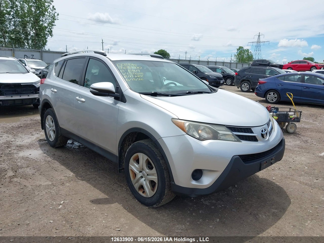 2T3BFREVXEW152628 · 2014 TOYOTA RAV4 LE