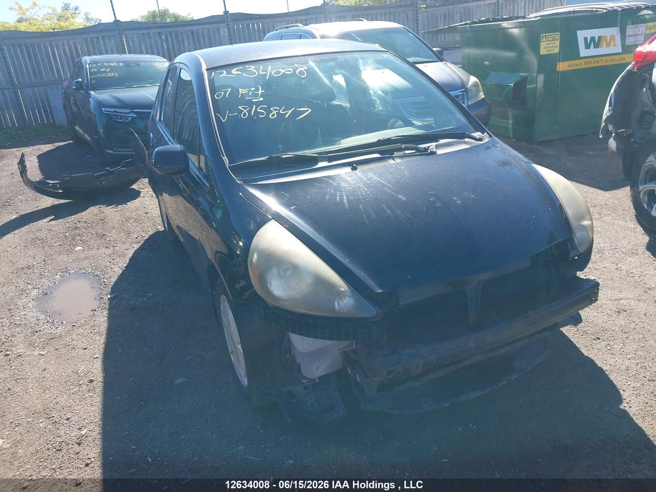 JHMGD384X7S815847 · 2007 HONDA FIT · 1/12