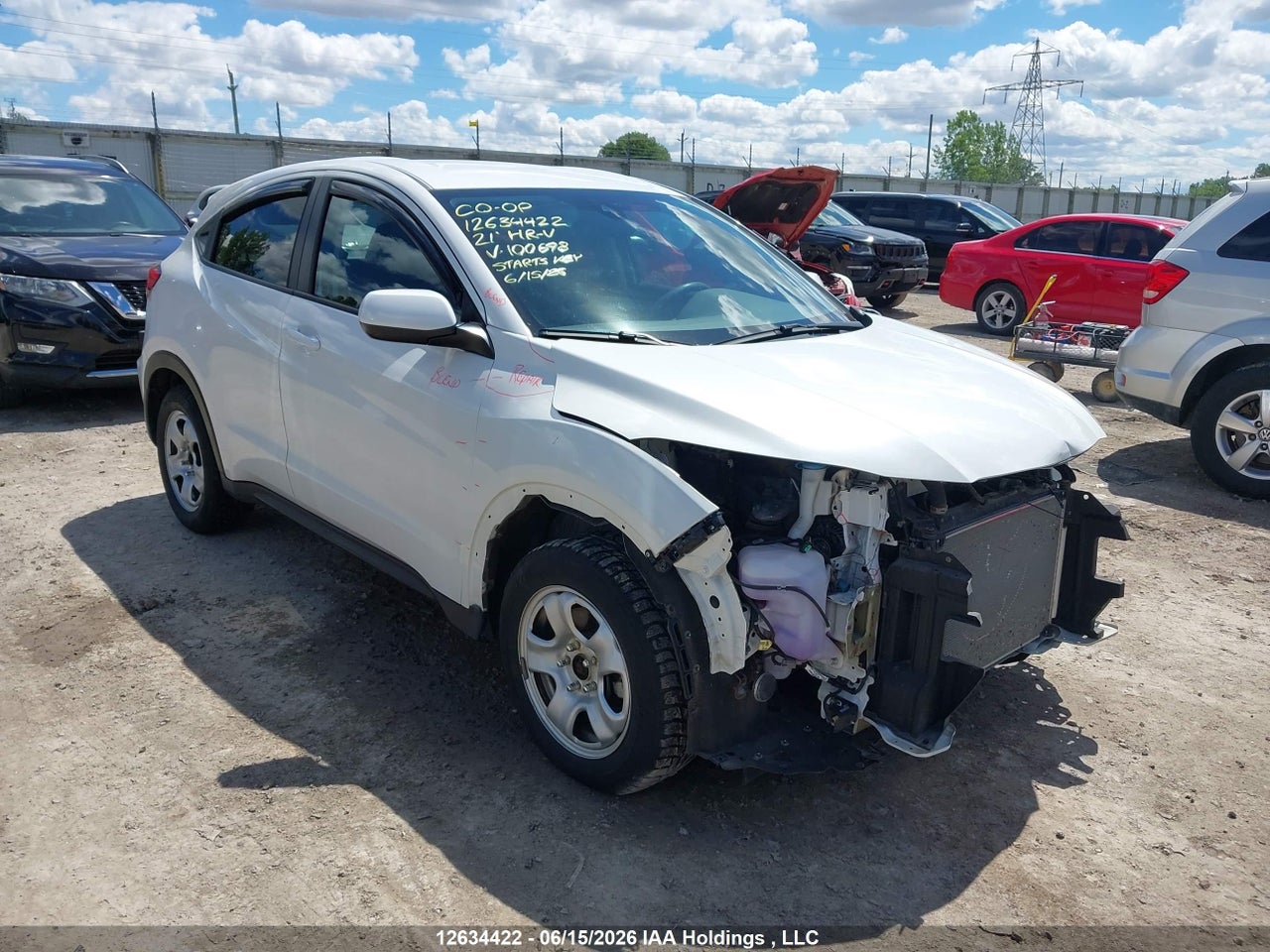 3CZRU5H30MM100698 · 2021 HONDA HR-V LX