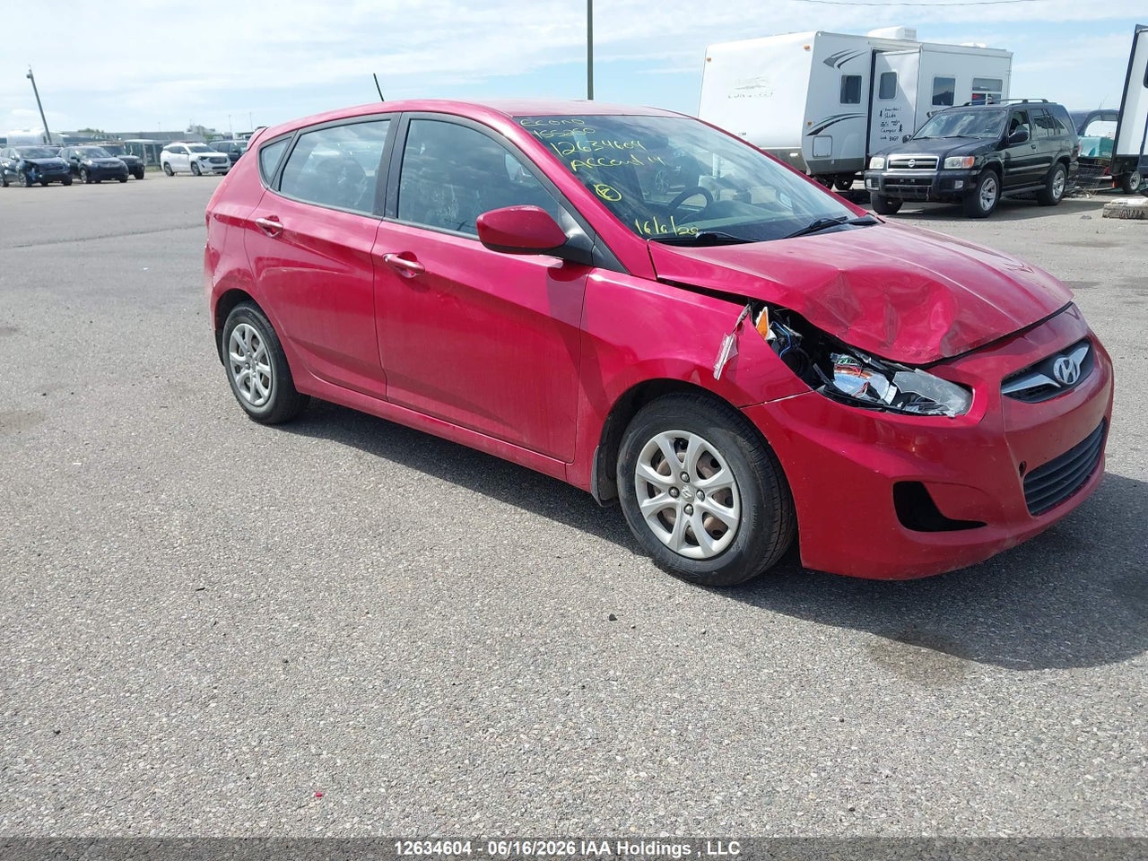 KMHCT5AE7EU155250 · 2014 HYUNDAI ACCENT GL