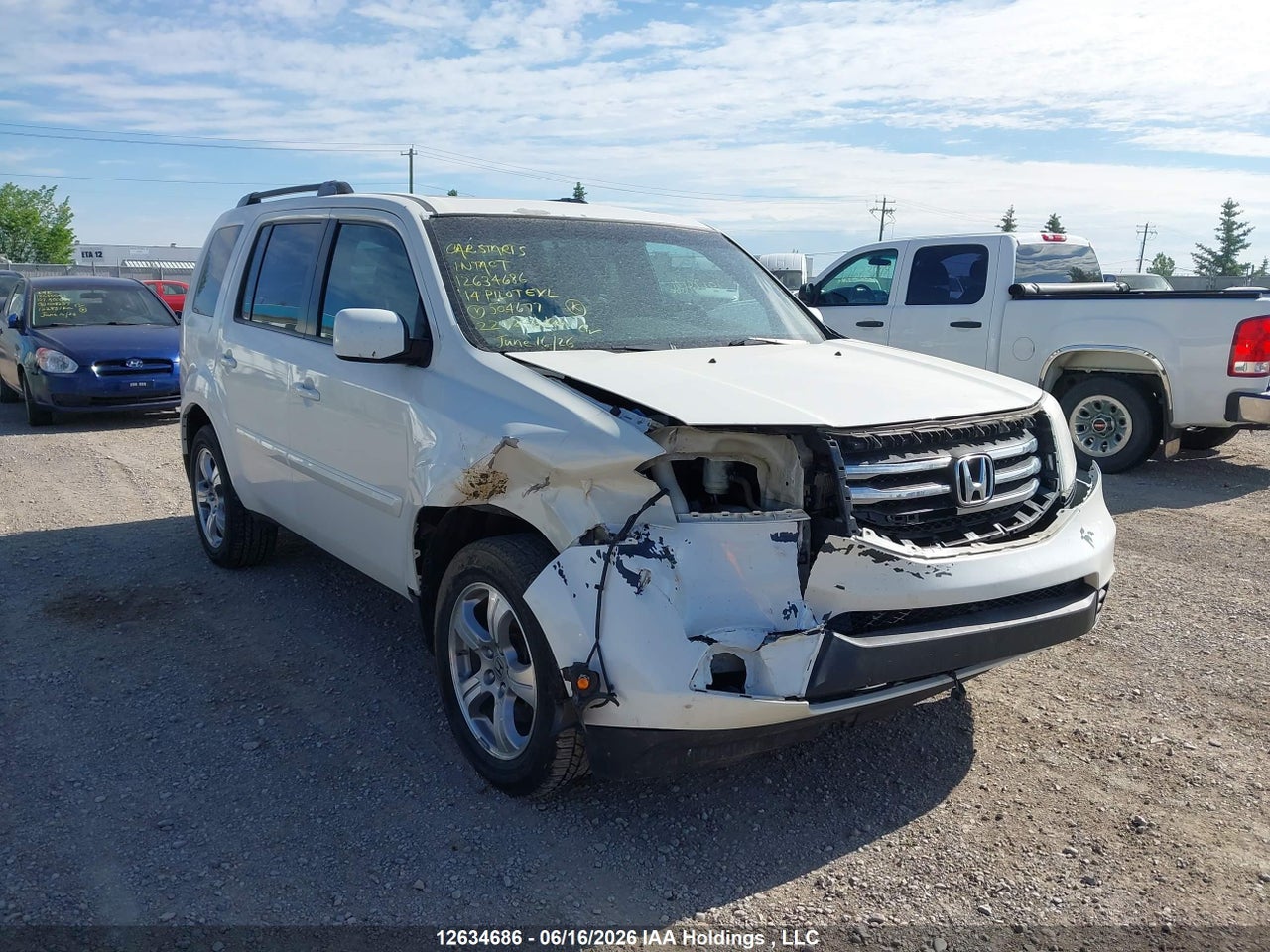 5FNYF4H6XEB504677 · 2014 HONDA PILOT EXL
