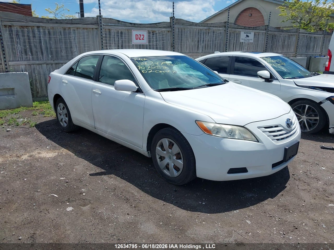 4T1BE46K97U707252 · 2007 TOYOTA CAMRY LE/SE