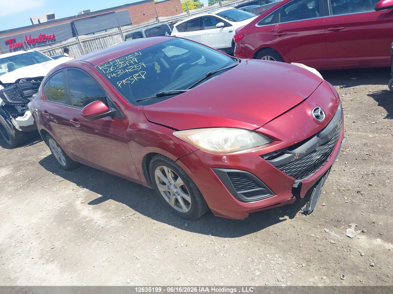 JM1BL1UF4B1434259 · 2011 MAZDA 3 I · 1/12
