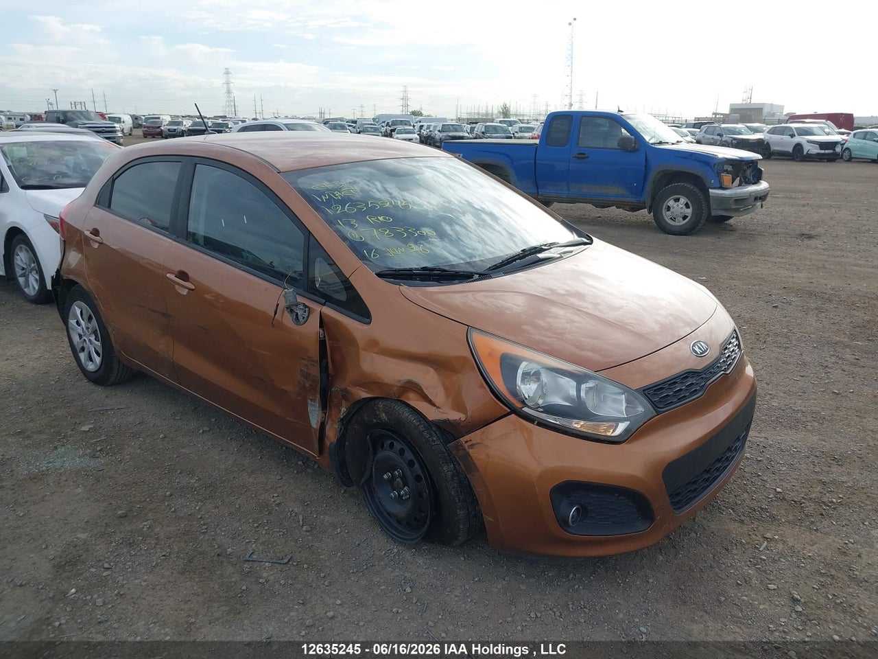 KNADM5A37D6783300 · 2013 KIA RIO LX