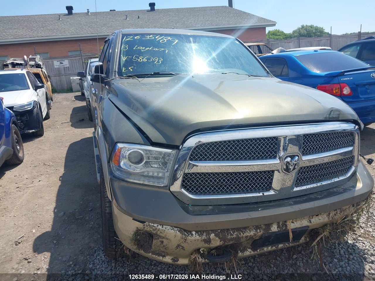1C6RR7PT3DS586393 · 2013 RAM 1500 LONGHORN
