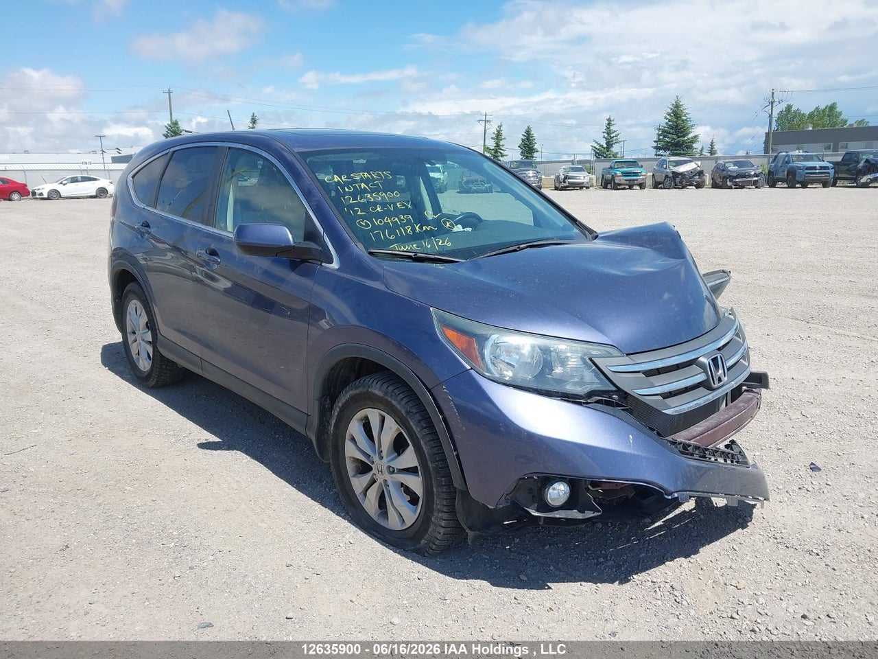 2HKRM4H58CH104939 · 2012 HONDA CR-V EX