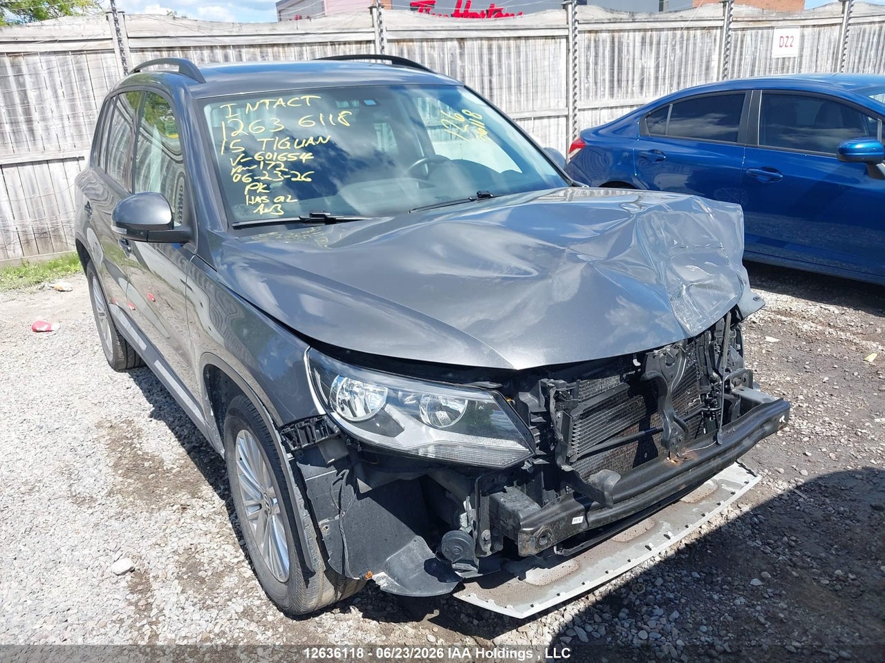 WVGJV7AXXFW601654 · 2015 VOLKSWAGEN TIGUAN