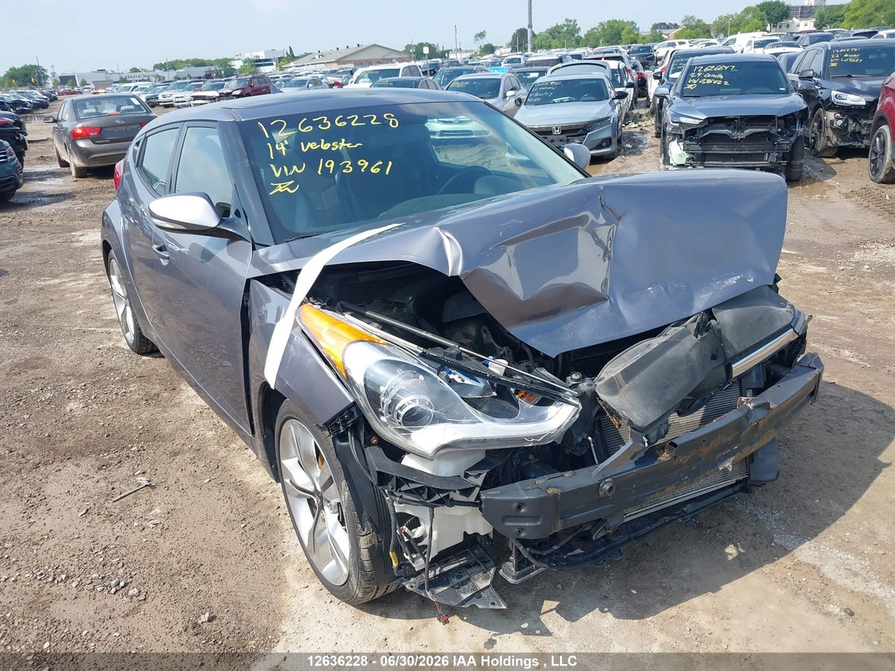 KMHTC6AD3EU193961 · 2014 HYUNDAI VELOSTER