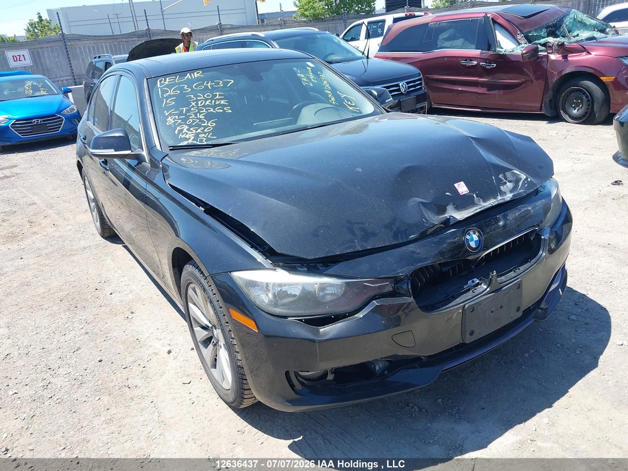 WBA3C3G57FNT52265 · 2015 BMW 320I XDRIVE