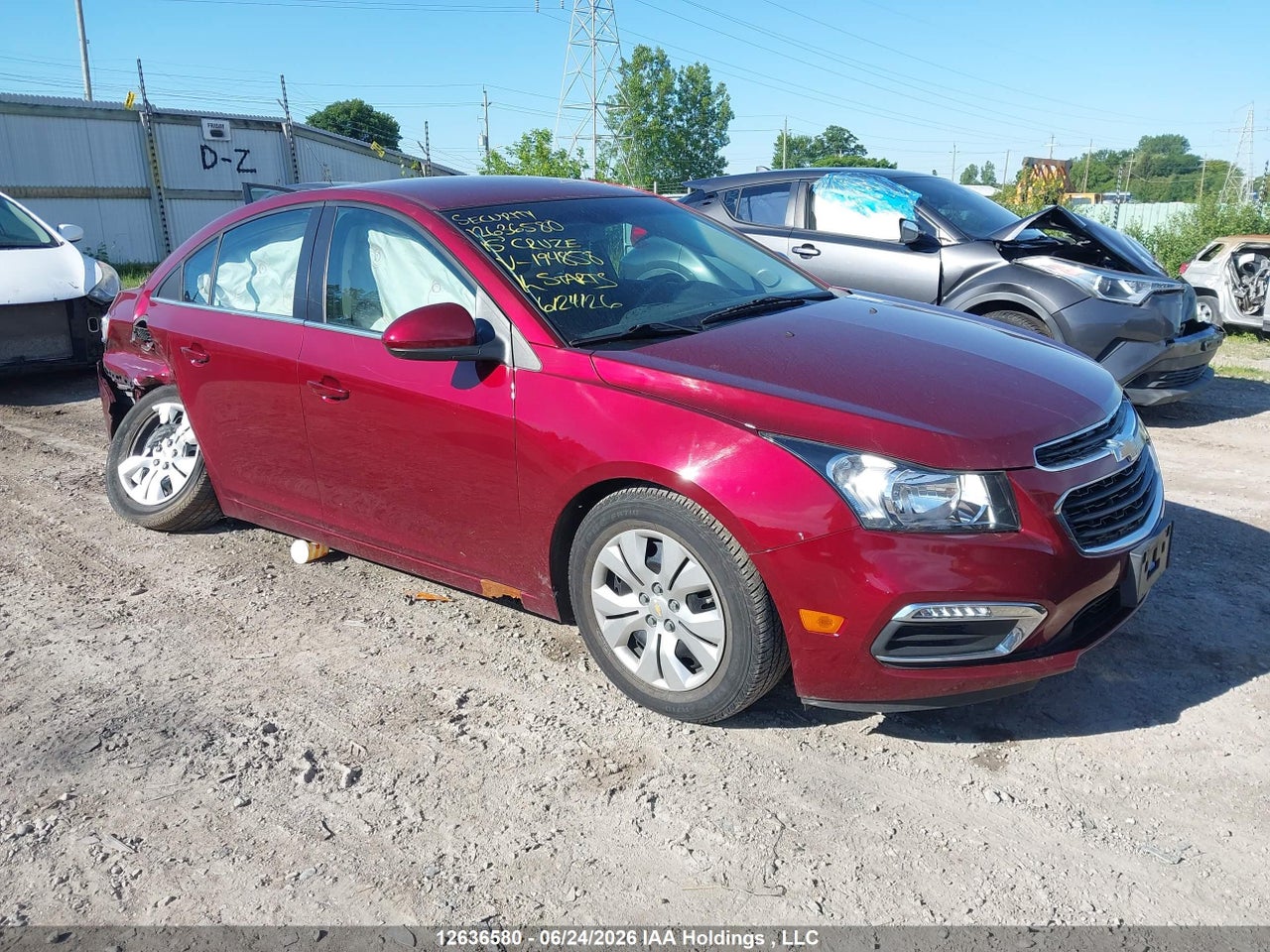 1G1PC5SB7F7194858 · 2015 CHEVROLET CRUZE 1LT