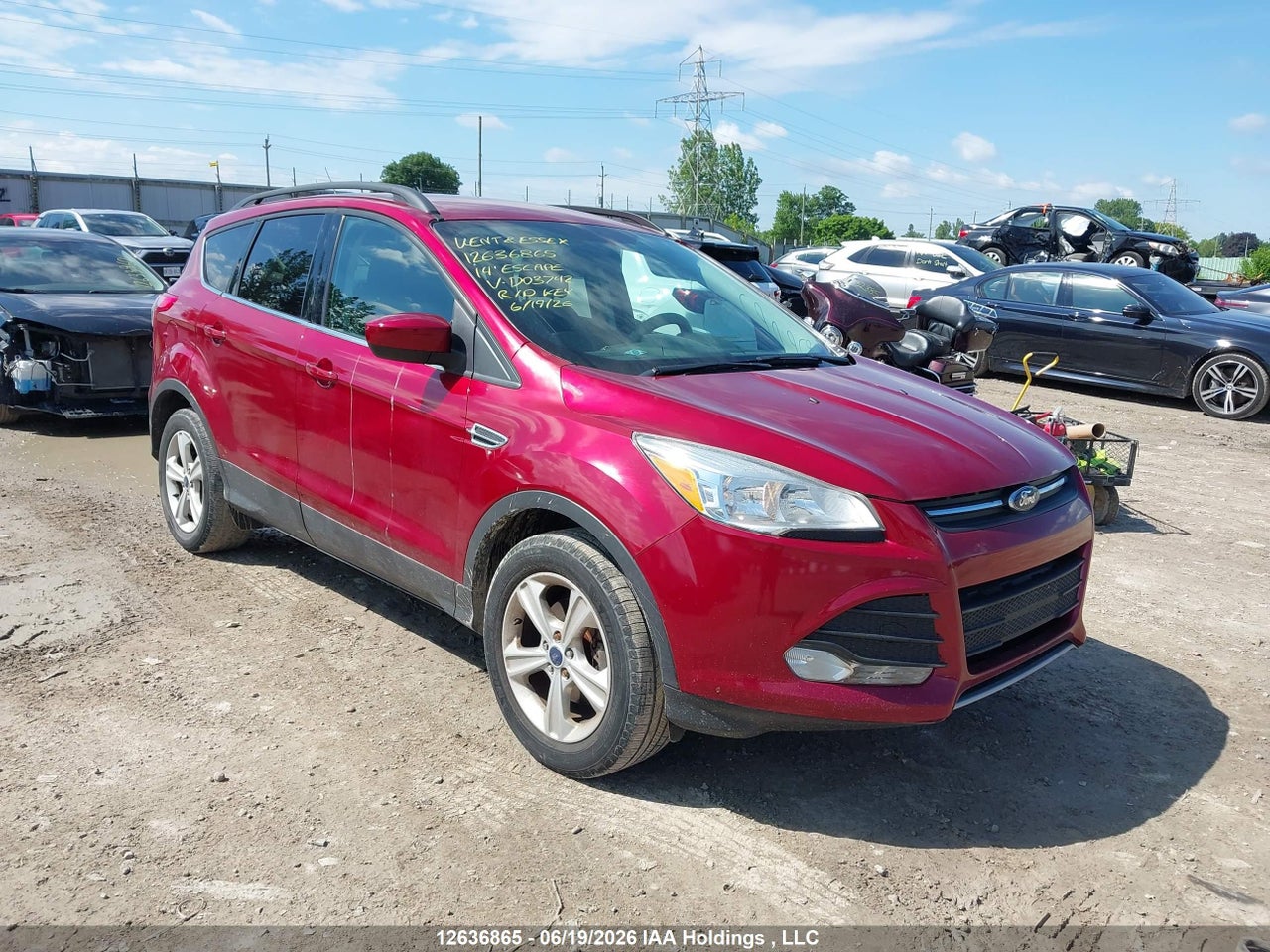 1FMCU0GX1EUD03742 · 2014 FORD ESCAPE SE