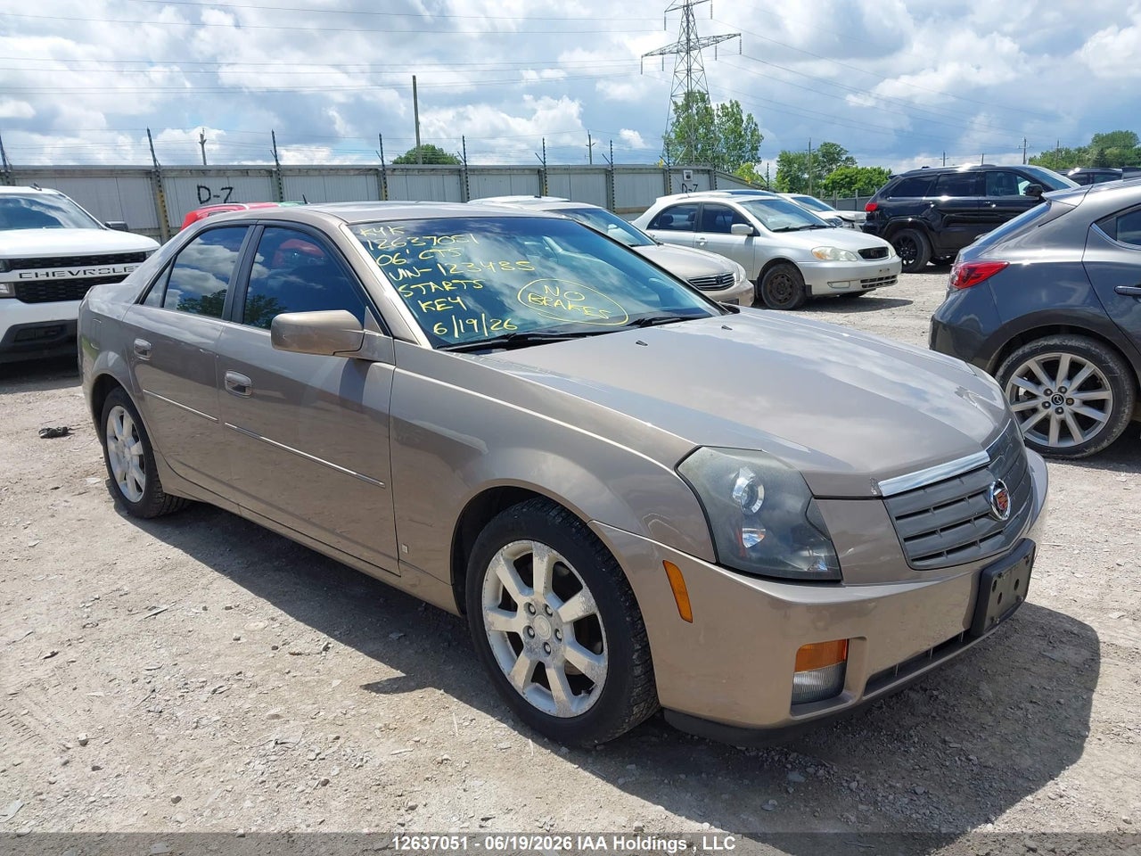1G6DP577060123435 · 2006 CADILLAC CTS