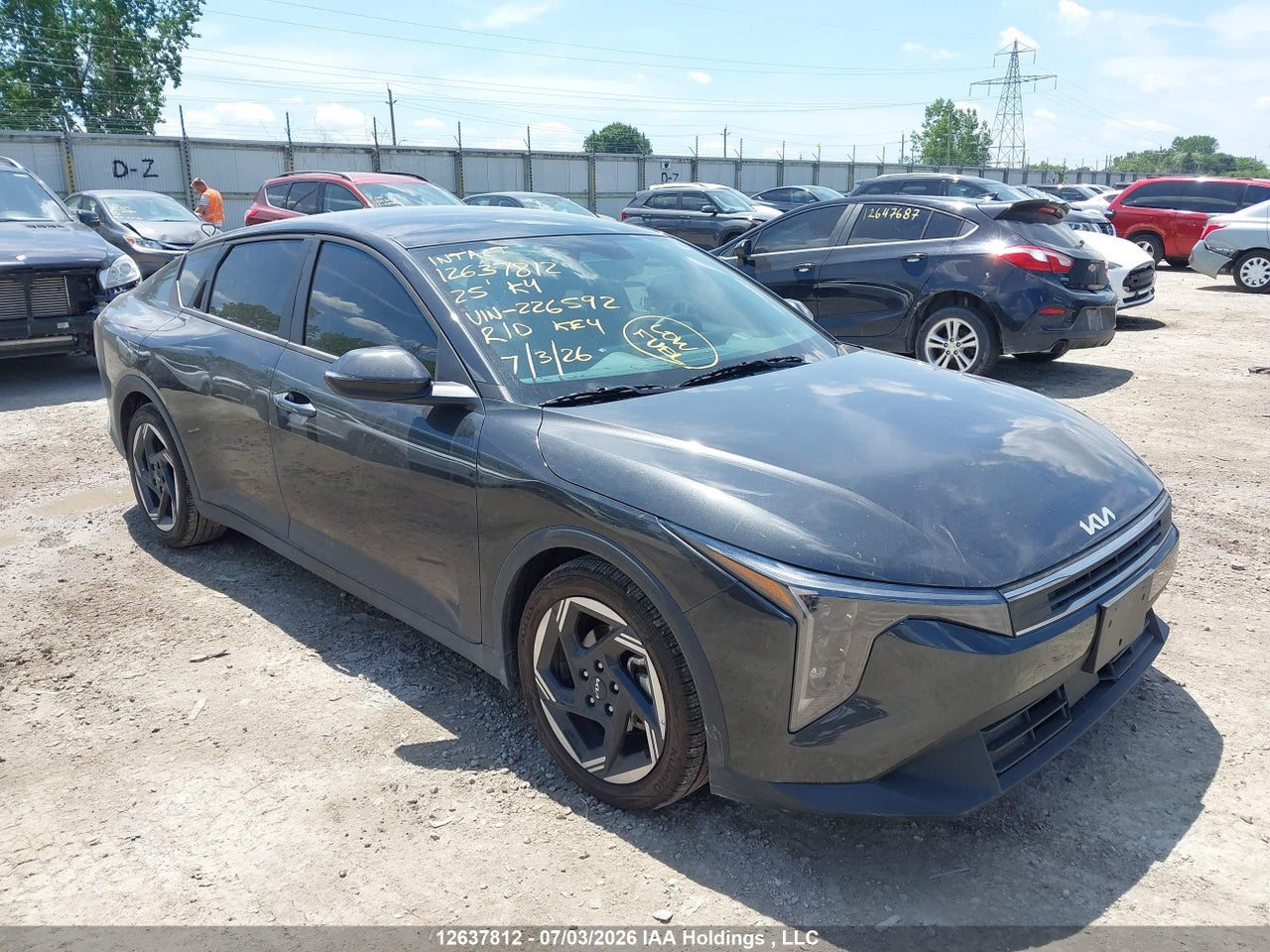 3KPFU4DE9SE226592 · 2025 KIA K4 EX/EX+ · 1/12