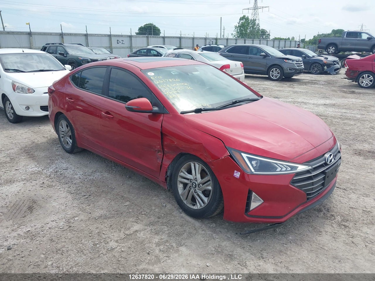 KMHD84LF5KU802536 · 2019 HYUNDAI ELANTRA PREFERRED